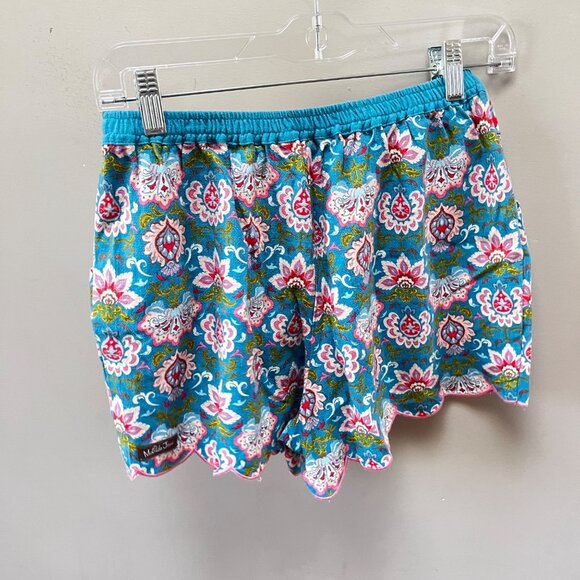Matilda Jane Girls Floral Scalloped Hem Shorts Size 14‎ - Picture 3 of 4